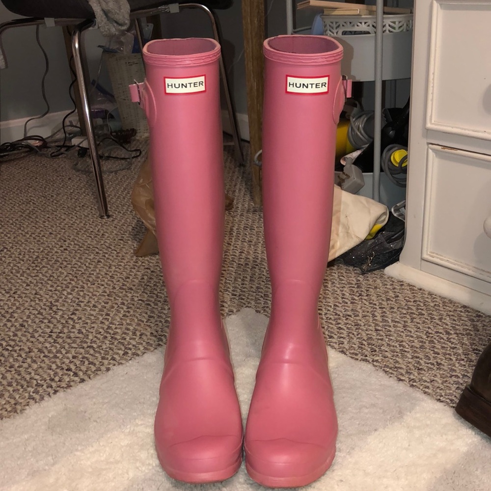 Gently worn Hunter boots